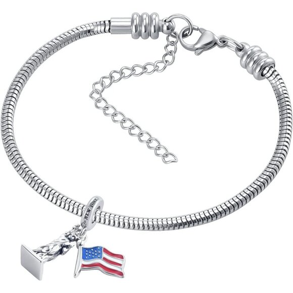 Suitcase Love Coffee Cup Enamel Bead for Pandora Bracelet - Picture 3 of 6